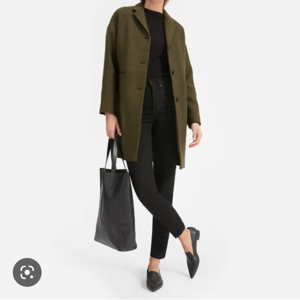 Everlane The Cocoon Coat in Peat Size 12